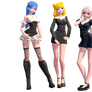 [MMD] Dress Girls Model Pack #1 + DL