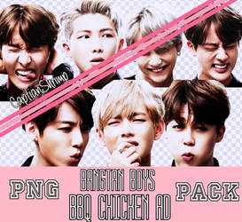 BTS BBQ Chicken AD PNG Pack