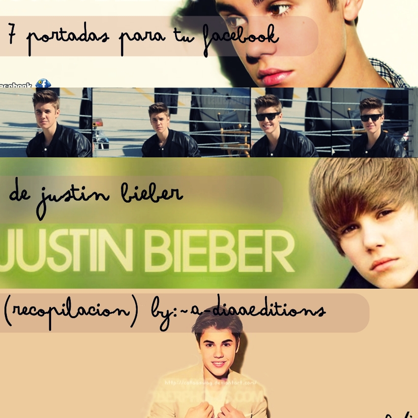 Pack-Portadas para facebook de Justin Bieber by A-DiaaEditions on DeviantArt