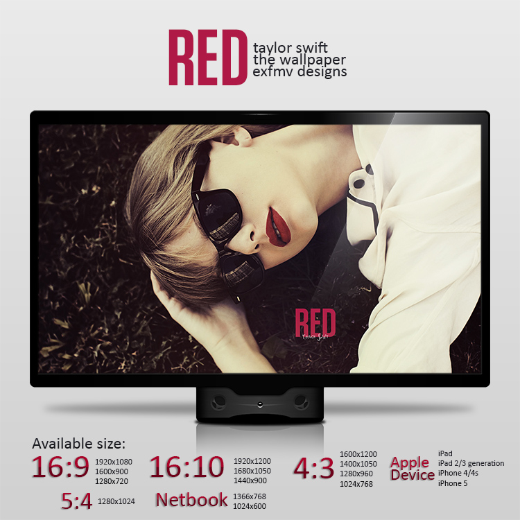 Taylor Swift RED - Wallpaper. by ExFMv on DeviantArt
