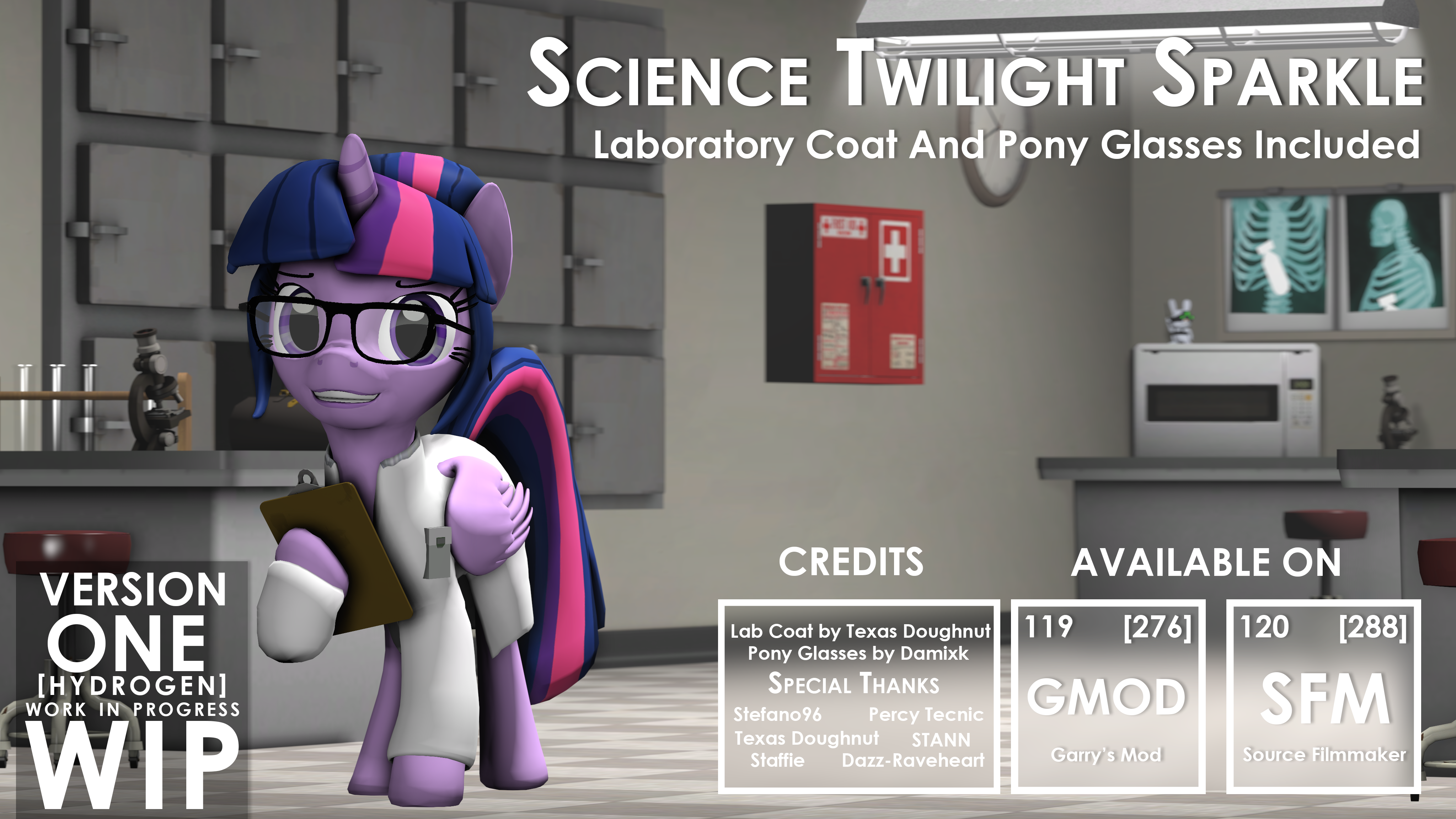 [DL] Scientific Twilight Sparkle - V1 - Hydrogen