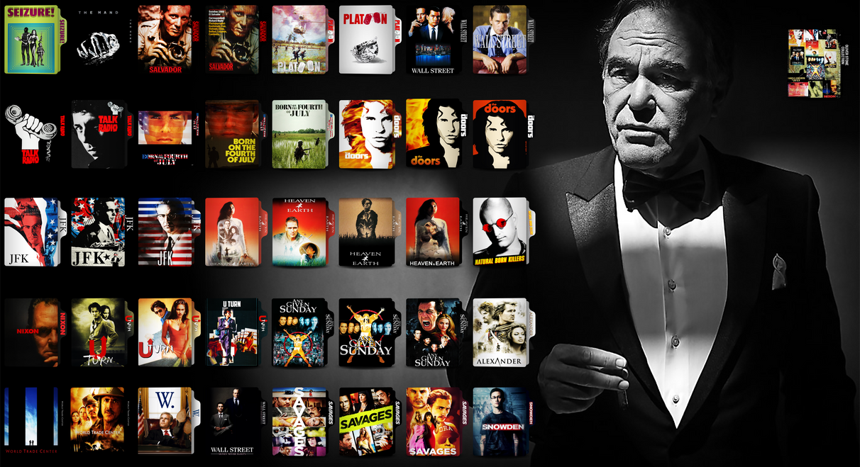 Oliver Stone Collection Folder Icon by genralhd on DeviantArt