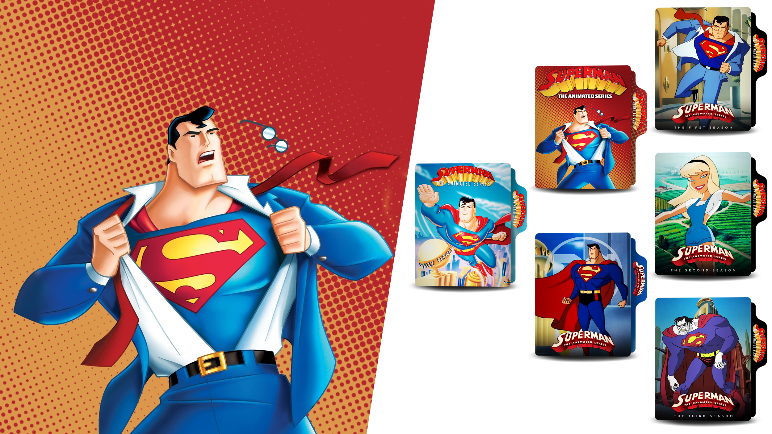 Superman: The Animated Series (1996) Folder Icon by genralhd on DeviantArt