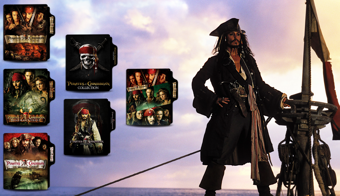 Pirates of the Caribbean Trilogy Folder Icon by MamadNobarii on DeviantArt