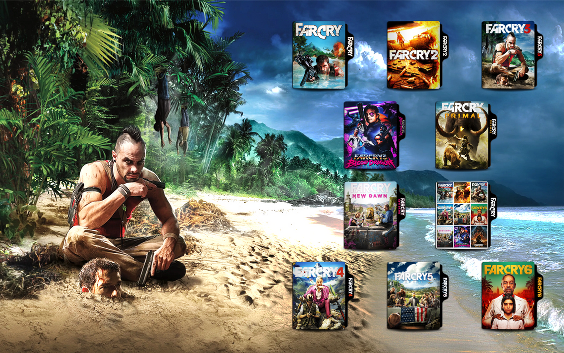 Far Cry Game Collection Folder Icon by MamadNobarii on DeviantArt