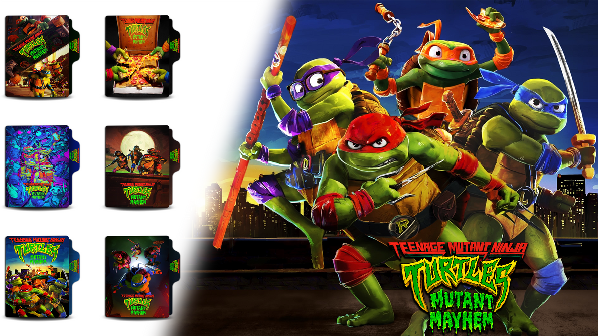 TMNT: Mutant Mayhem (2023) Folder Icon by MamadNobarii on DeviantArt