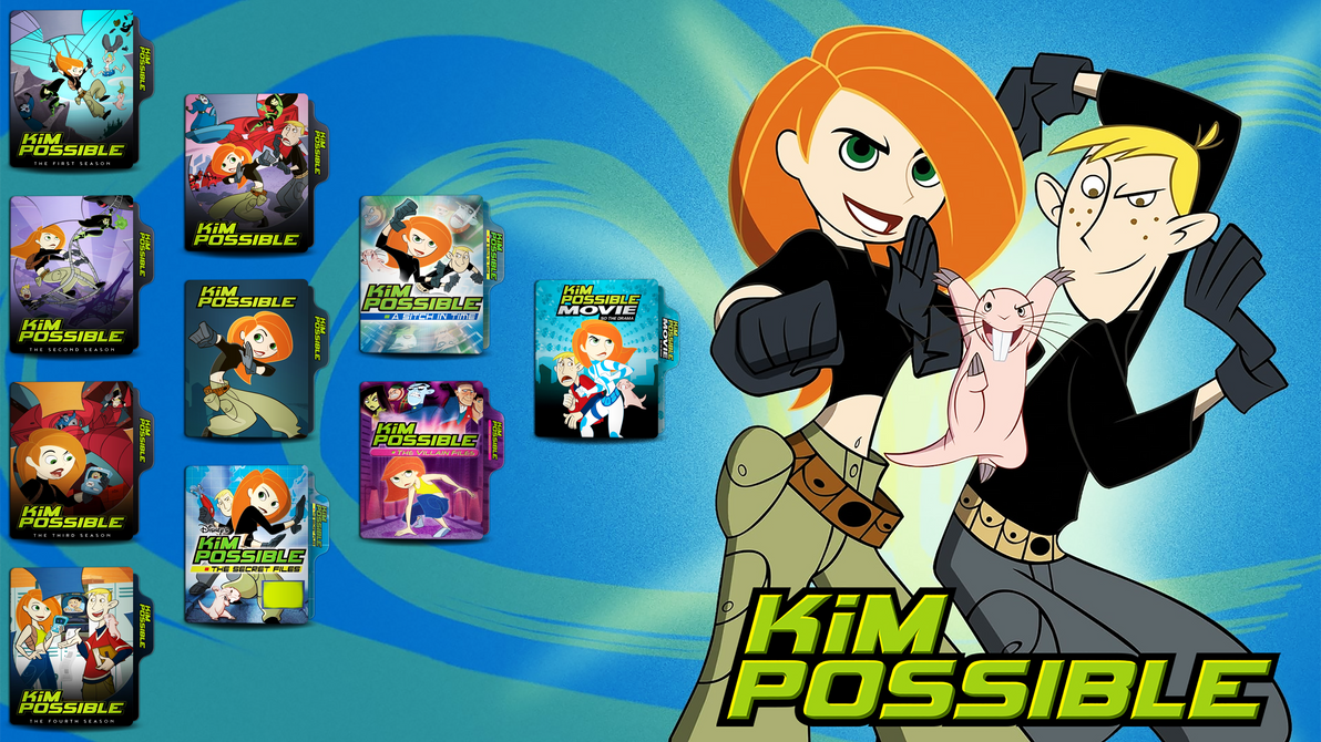 Kim Possible (2002) + Movies Folder Icon by genralhd on DeviantArt