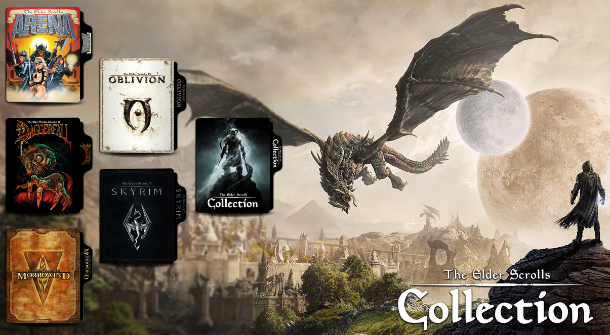 The Elder Scrolls Game Collection Folder Icon by MamadNobarii on DeviantArt