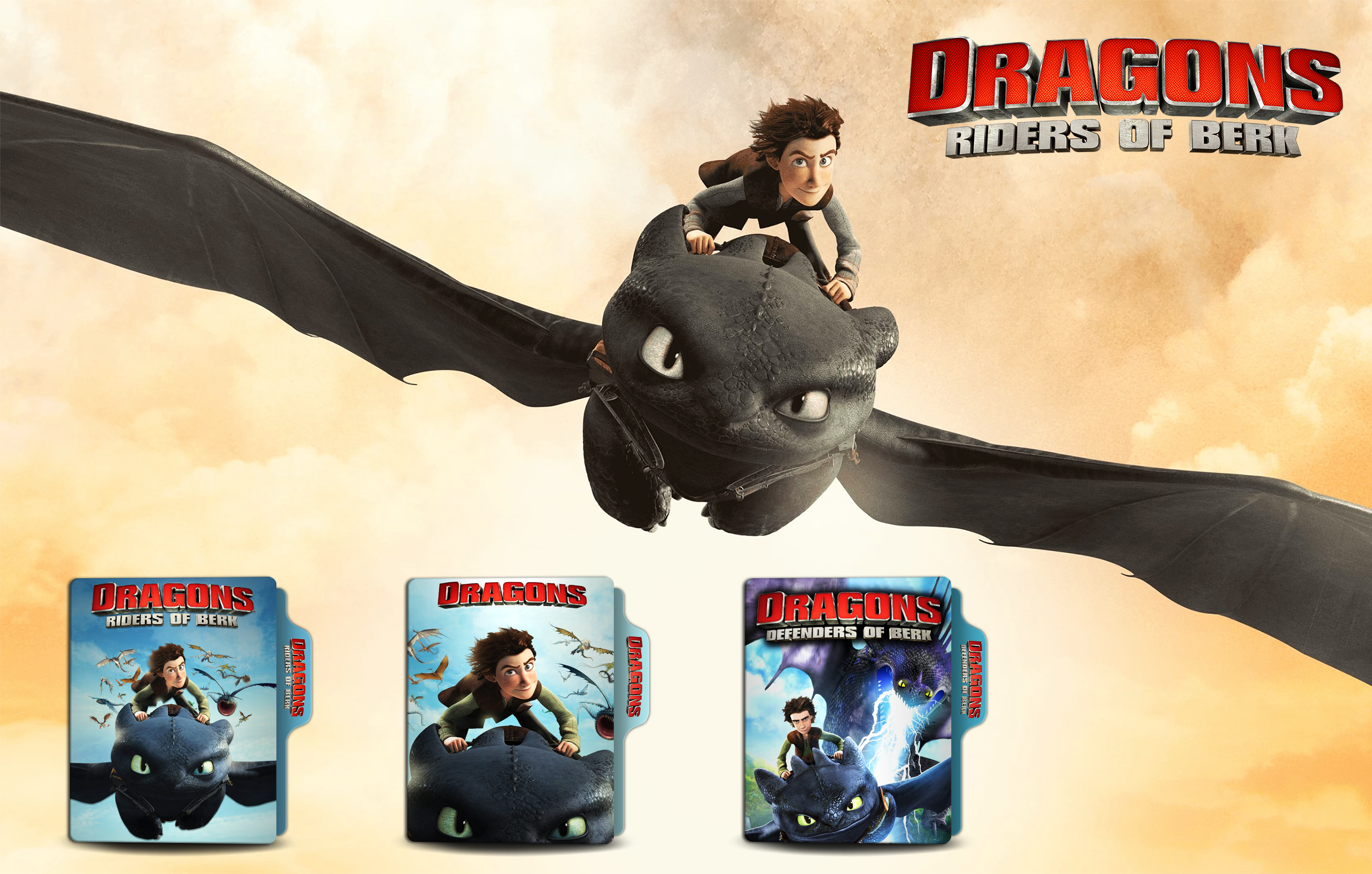 DreamWorks Dragons (2012) Folder Icon by genralhd on DeviantArt