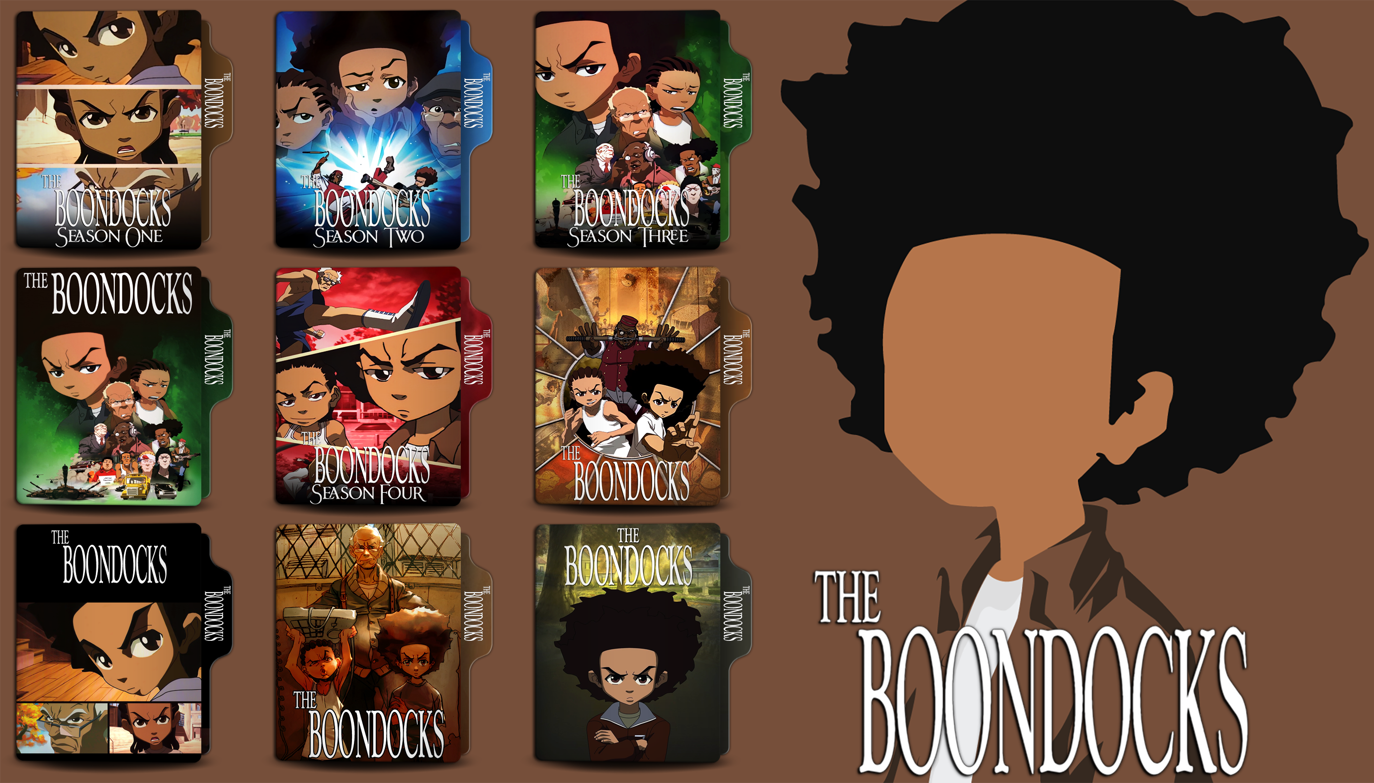 The Boondocks (2005) Folder Icon by MamadNobarii on DeviantArt