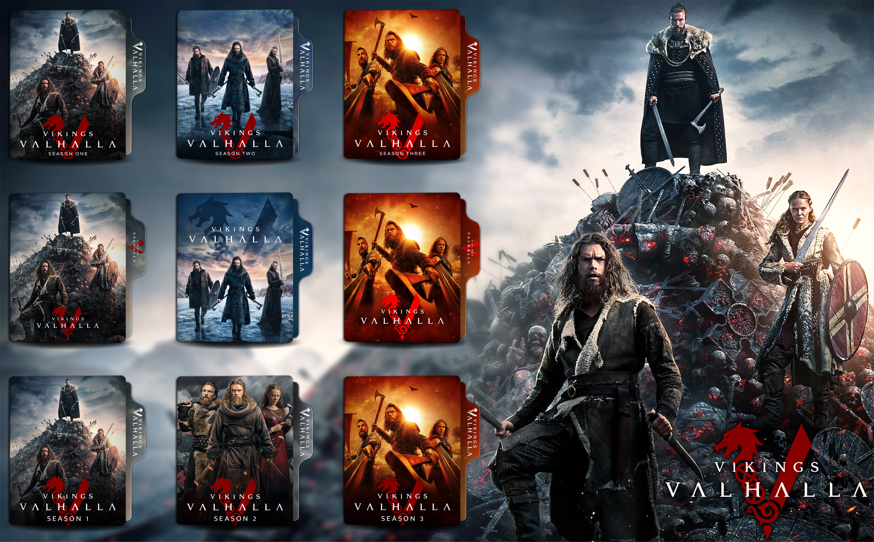 Vikings: Valhalla (2022) Folder Icon by genralhd on DeviantArt