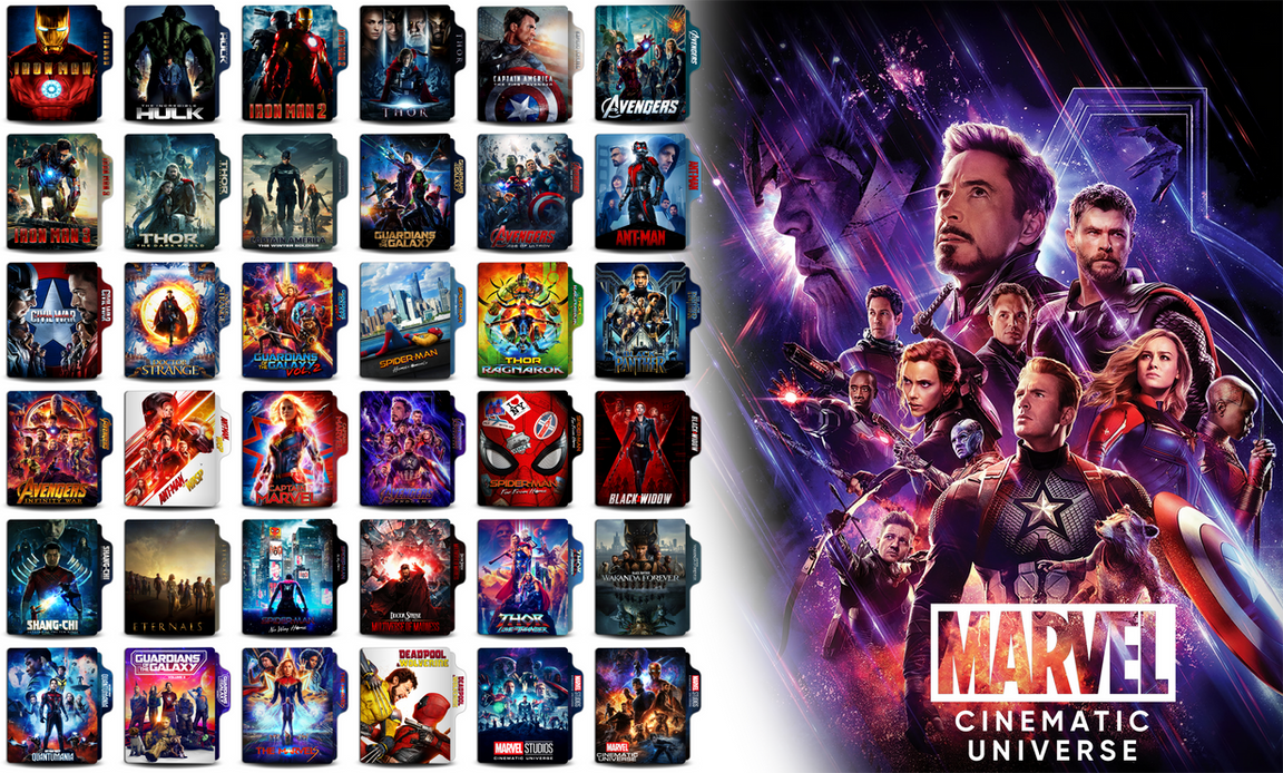 Marvel Cinematic Universe Collection Folder Icon by MamadNobarii on ...