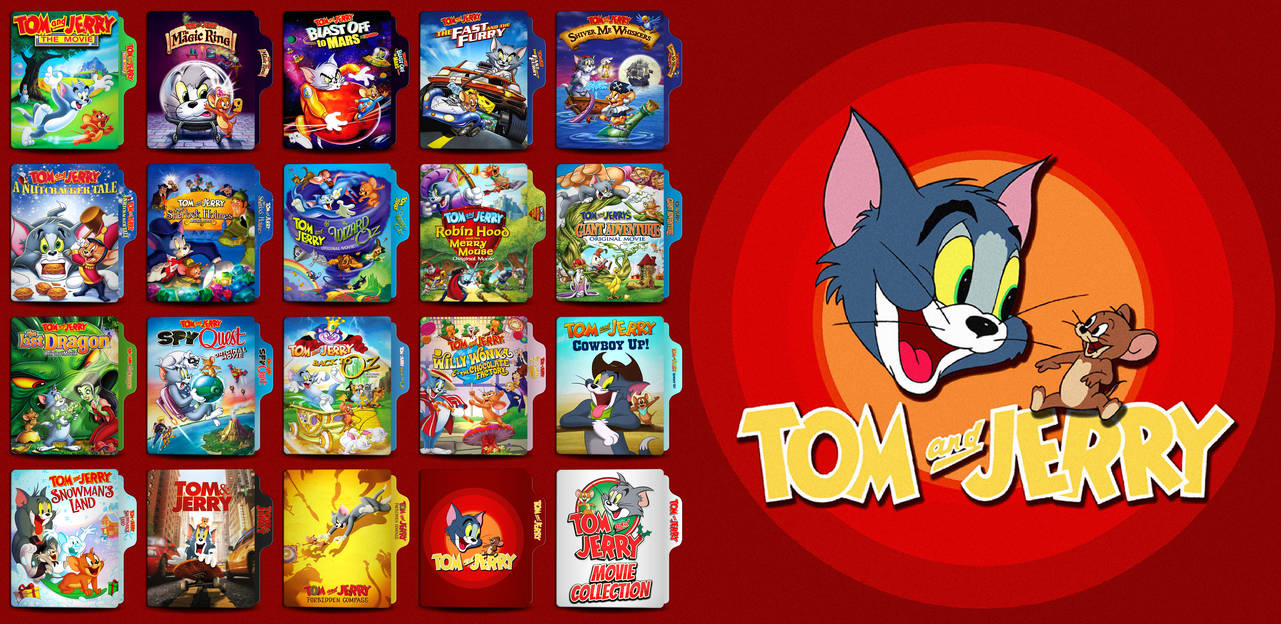 Tom and Jerry Movie Collection Folder Icon by MamadNobarii on DeviantArt