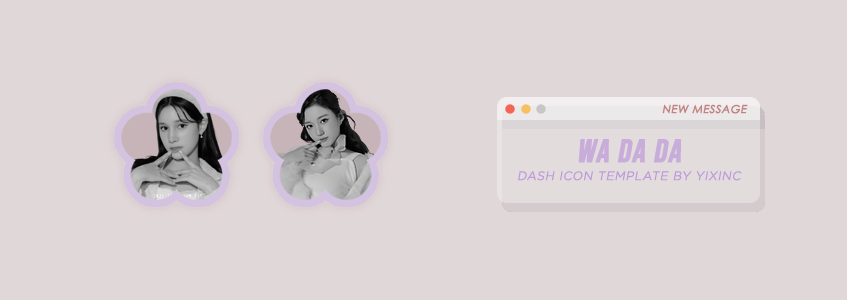WA DA DA: dash icon template ! by yixinc on DeviantArt