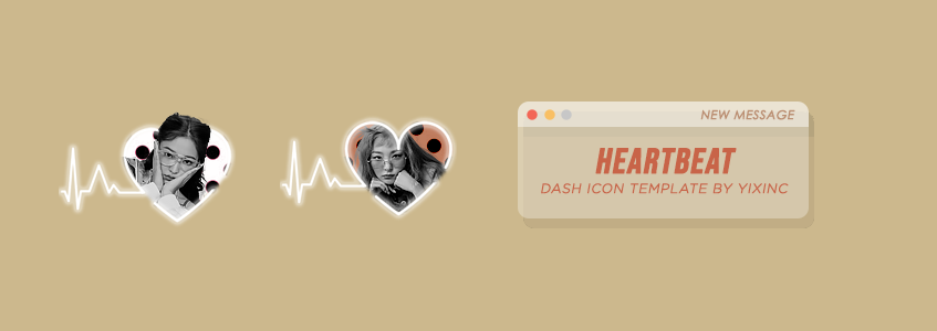 HEARTBEAT dash icon template by yixinc by yixinc on DeviantArt