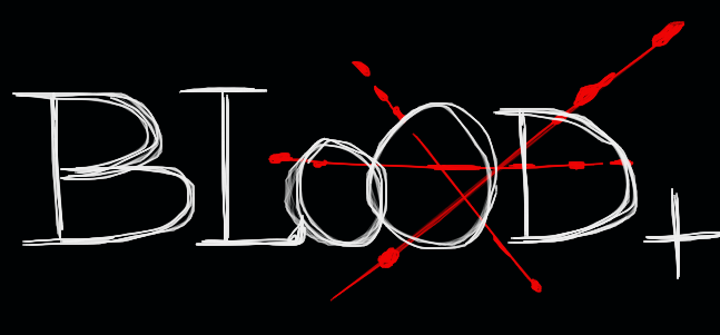 Blood + Logo Sketch