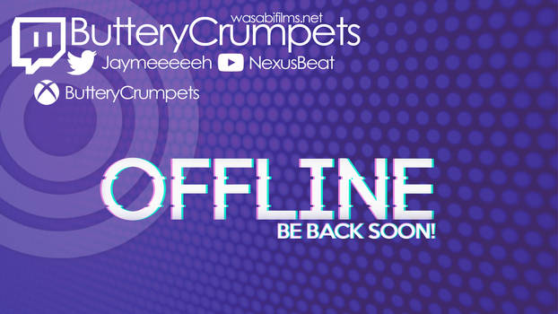 My Twitch.tv Offline Banner