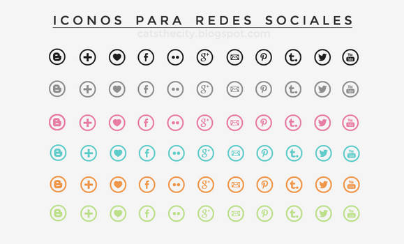 Iconos Redes Sociales