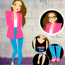 Blue And Pink