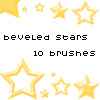 beveled stars set