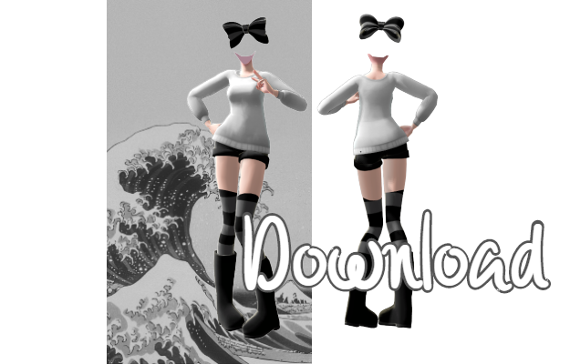 || MMD || Outfit base || 9 || DOWNLOAD || by TostTostowy on DeviantArt