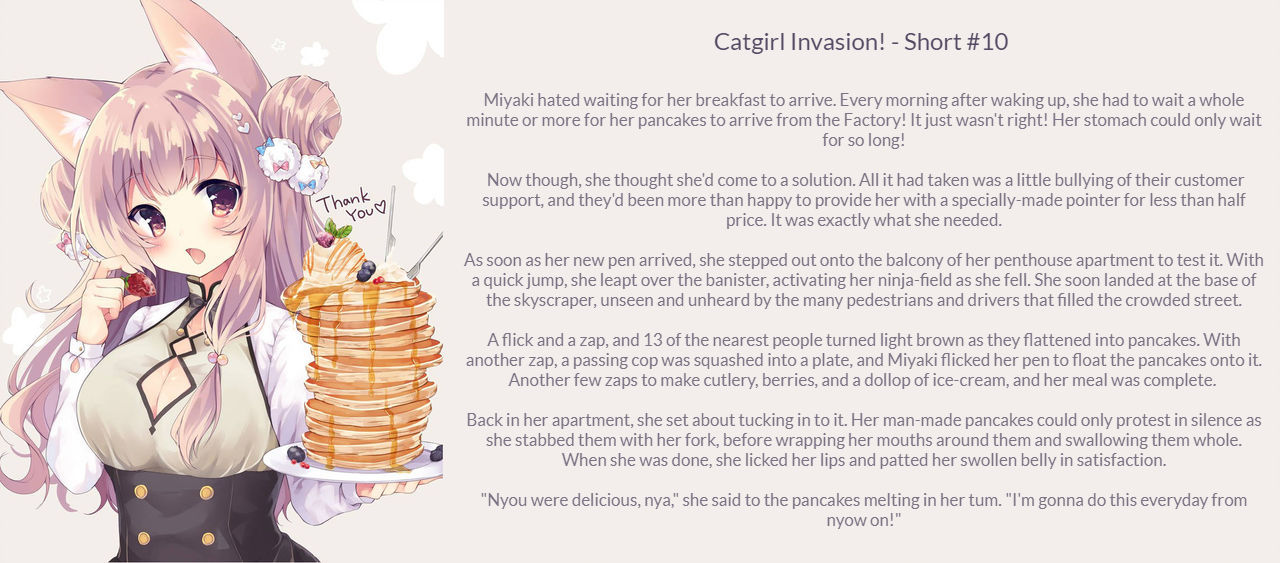 аниме девушка с леденцом. Catgirl cream filling devianseiga. Catgirl cream filling animation. неко с едой.