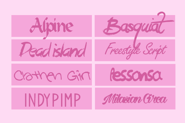 Pack Fonts | cuatro by lovexlmost on DeviantArt