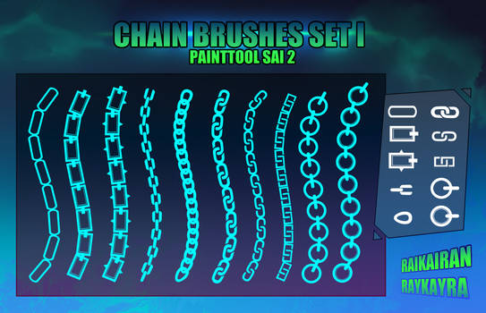 Chain Brushes Set 1 - Paintool SAI 2
