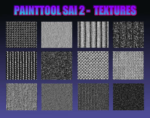 Fabric Textures - Paintool SAI 2
