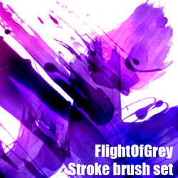FlightOfGrey Stroke Brush Set