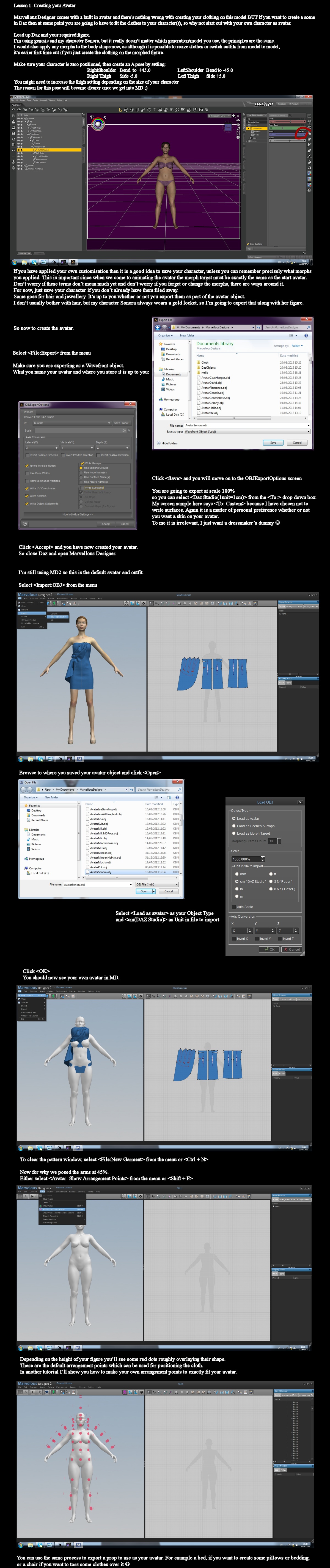 MD2 and DAZ Studio: Creating your Avatar