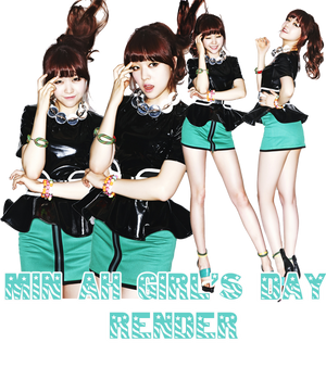 MinAh Girl's Day Render Pack