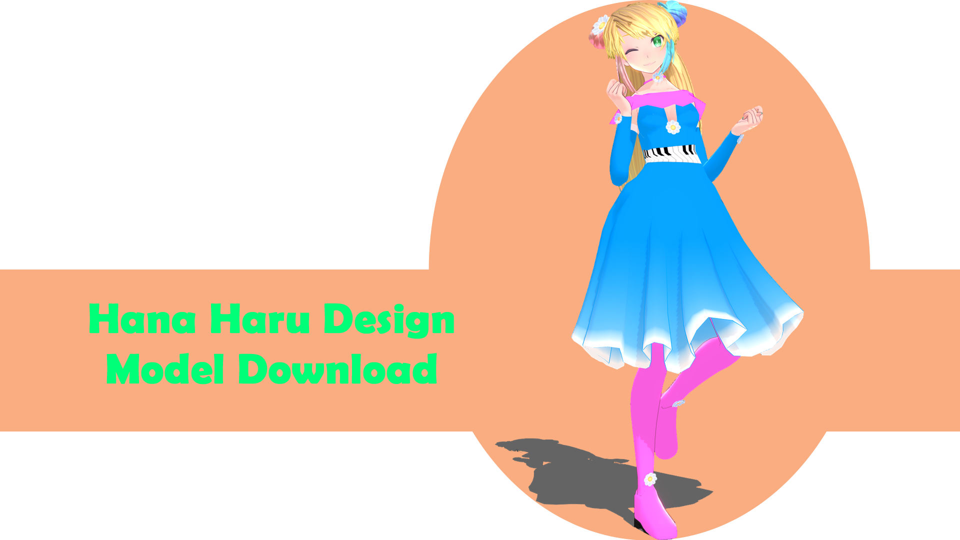 [MMDxUTAU] Hana Haru Design - Model Download