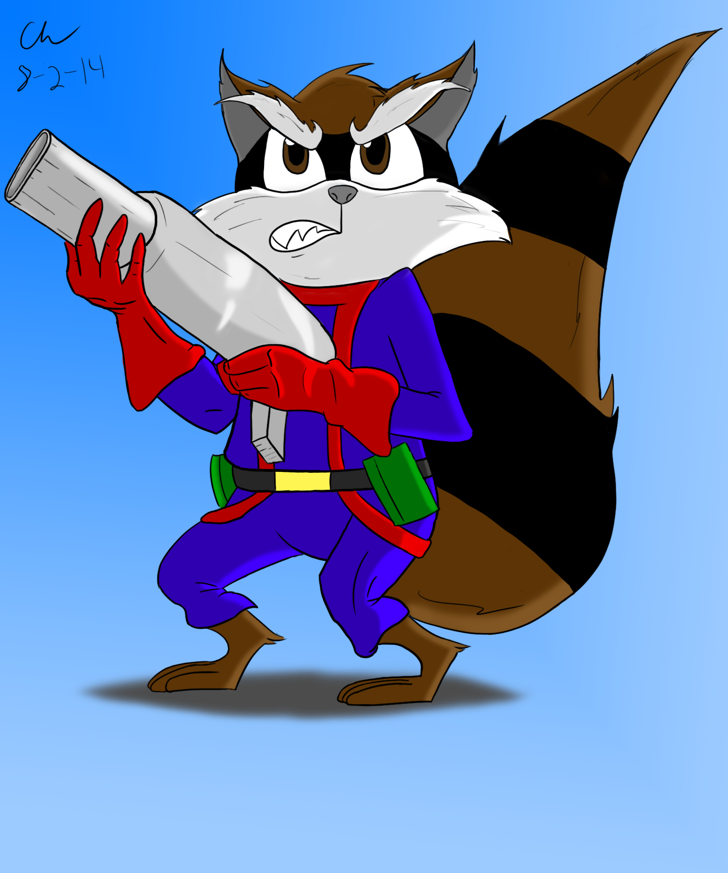 Chad Rocket Racoon Rocket Raccoon by CHCHcartoons on DeviantArt