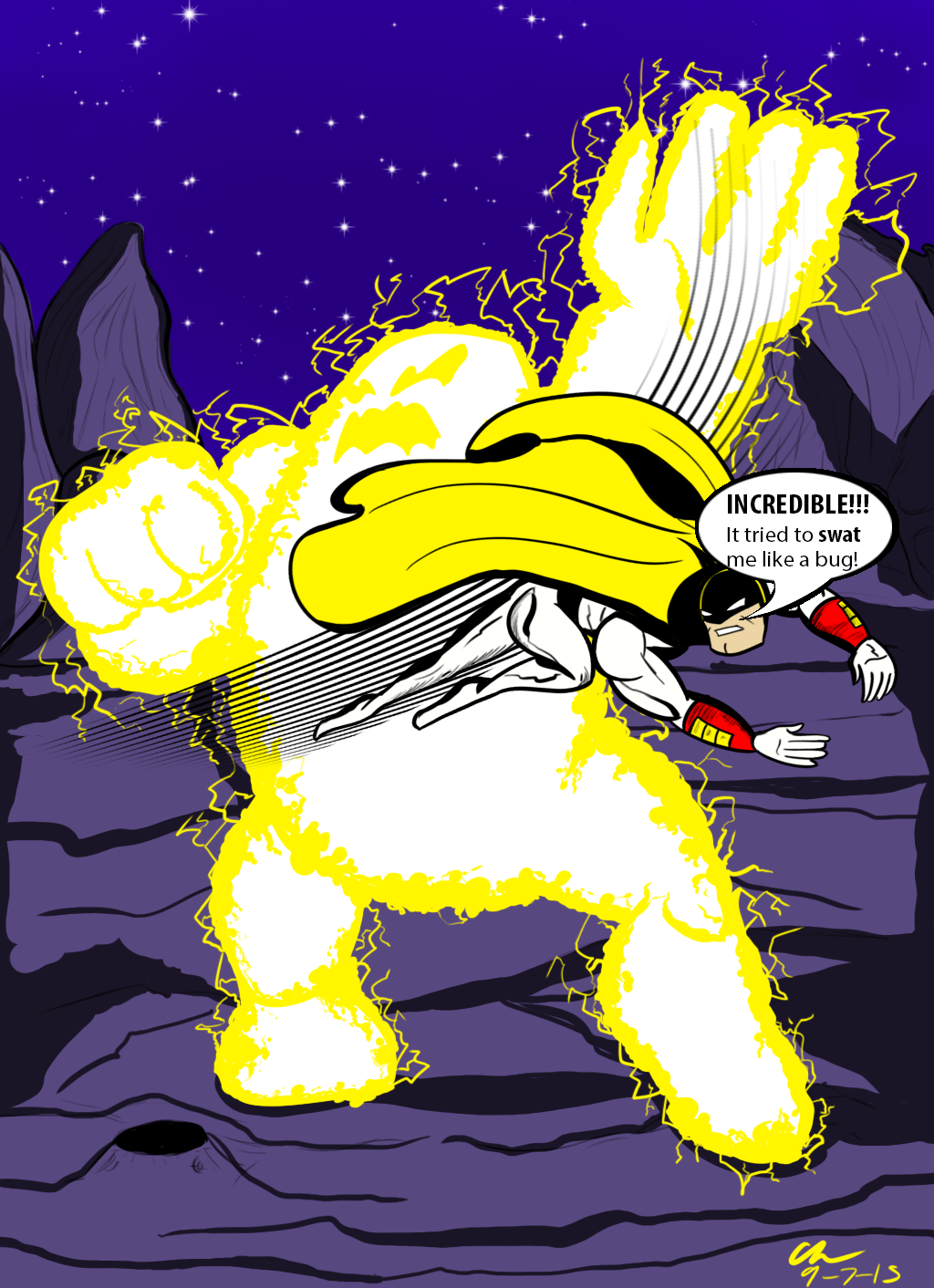 Space Ghost Vs The Energy Monster