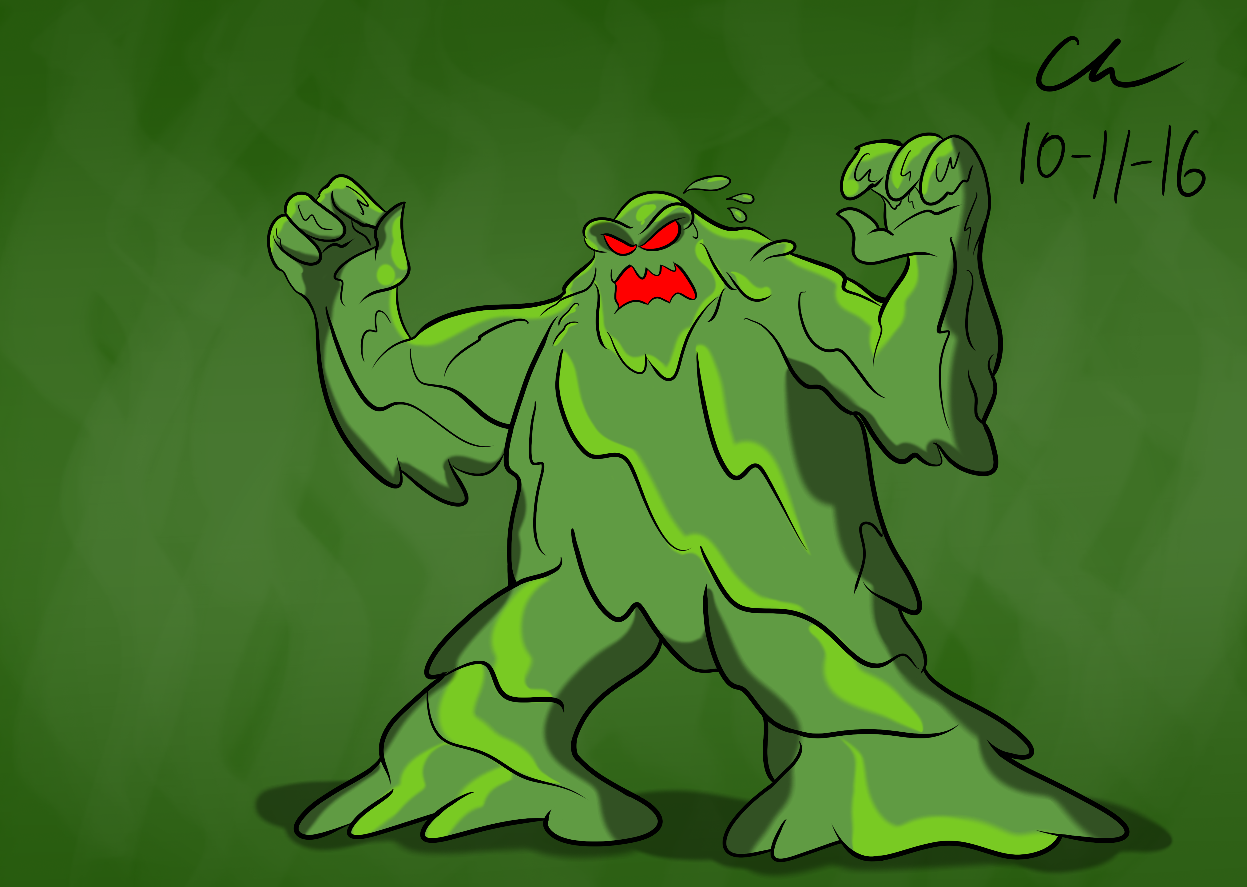 Swamp Monster by CHCHcartoons on DeviantArt