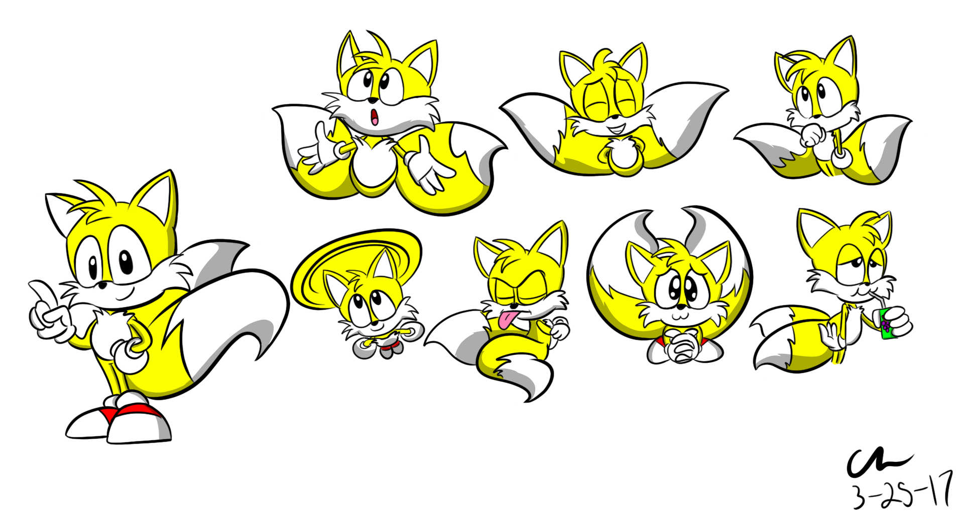 Tails Doodles by CHCHcartoons on DeviantArt
