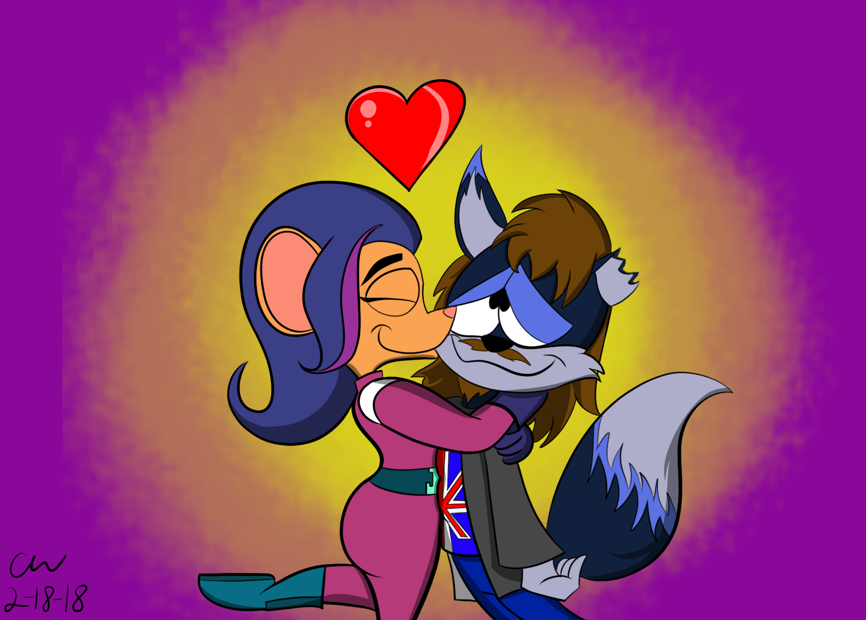 A Birthday Kiss by CHCHcartoons on DeviantArt