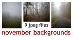 9 NOVEMBER BACKGROUNDS by bluesse