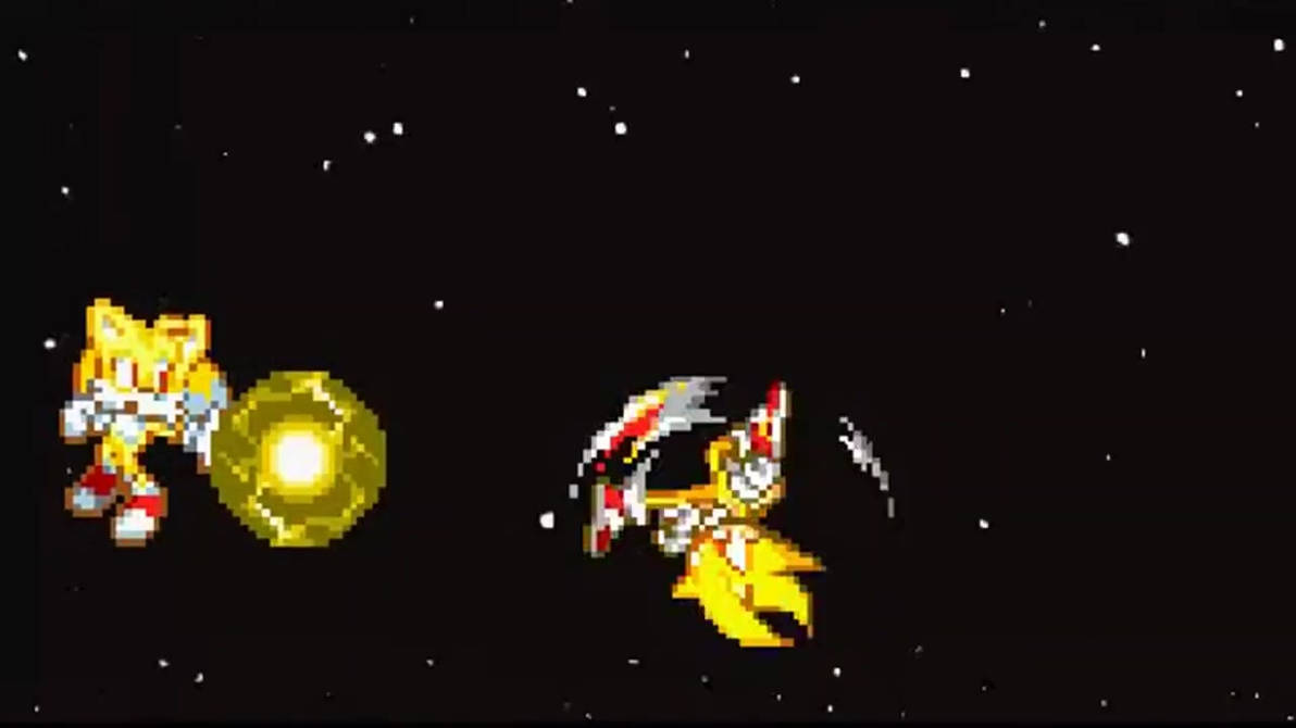 Super Sonic vs Super Tails - animation test by JohnmakerX on DeviantArt