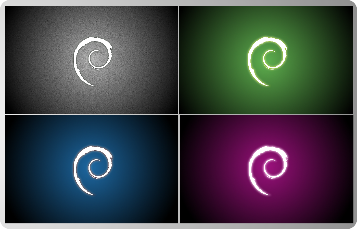 Debian colors by grvrulz