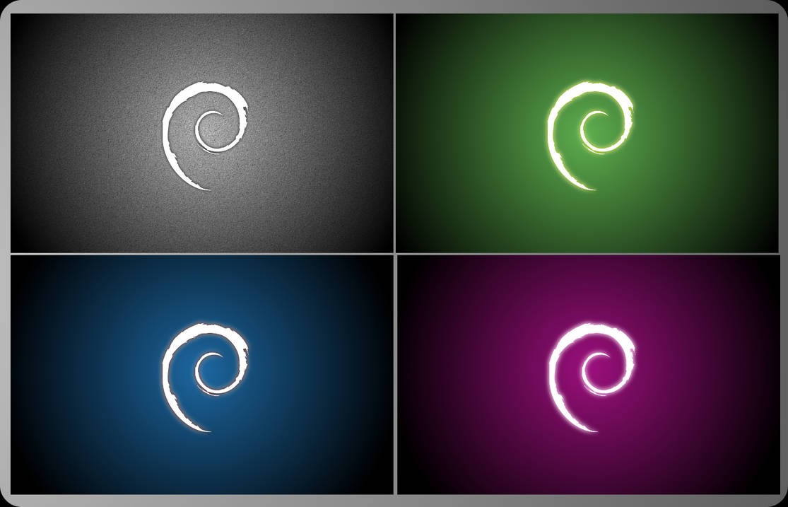 Debian colors by grvrulz