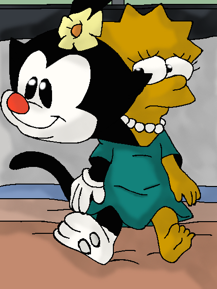 Conjoined Lisa Simpson and Dot by Mojo1985 on DeviantArt