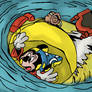 The Sorcerers Apprentice Mickey in a Whirlpool 5