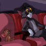 Tom and Jerry at a the movies