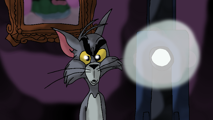 Tom watching a movie by Mojo1985 on DeviantArt