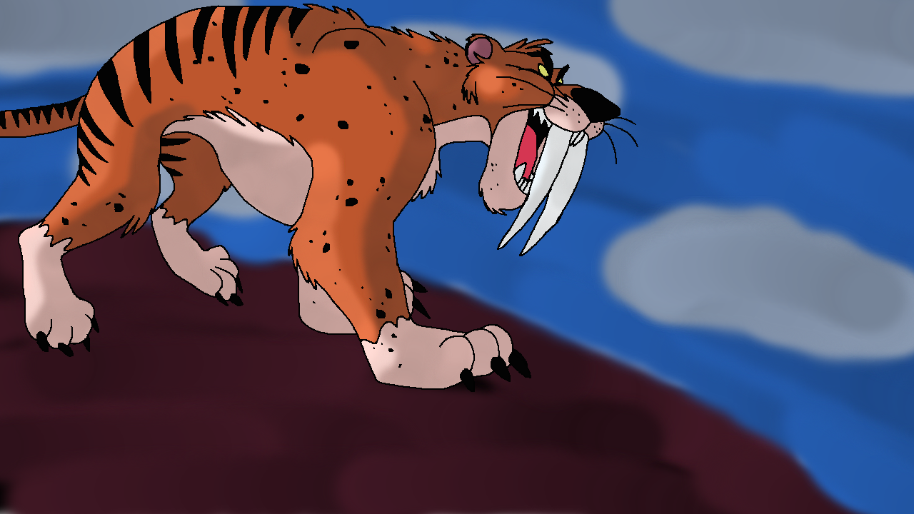 Toon Sabertooth Tiger by Mojo1985 on DeviantArt