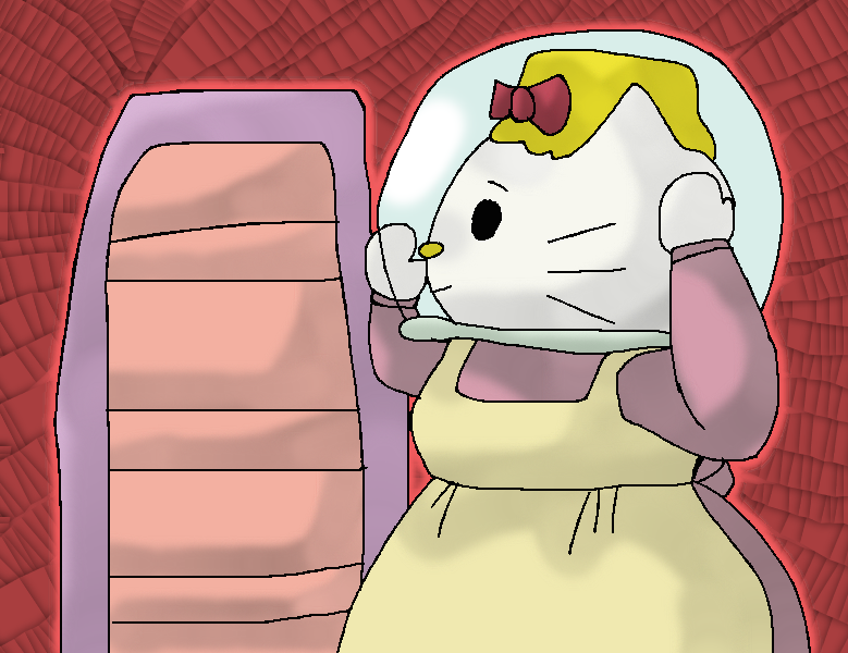 Mama Kitty putting on her Space Helmet by Mojo1985 on DeviantArt