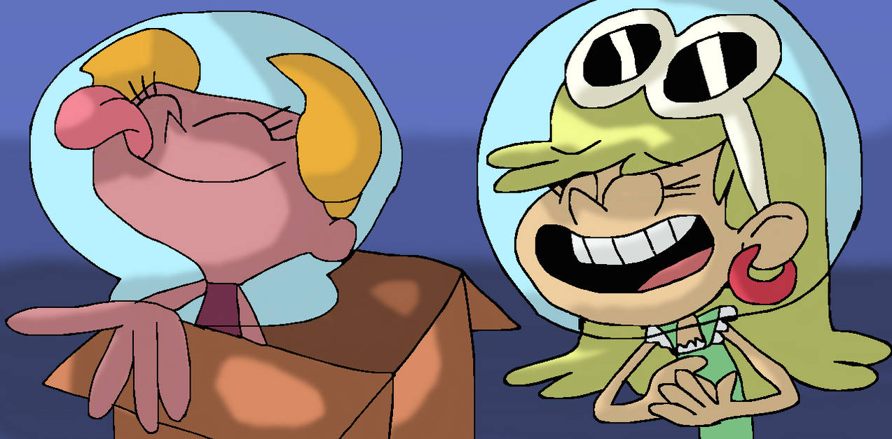 Deedee and Leni in space helmets by Mojo1985 on DeviantArt