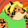 Hercules being kissed by Benjamin Clawhauser